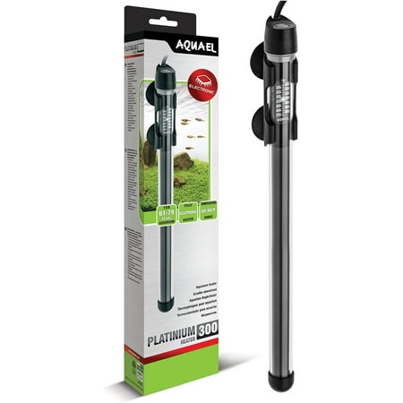 Aquael Platinium Aquarium Heater for Freshwater & Saltwater Aquariums - 300 Watt  61-79 Gallons