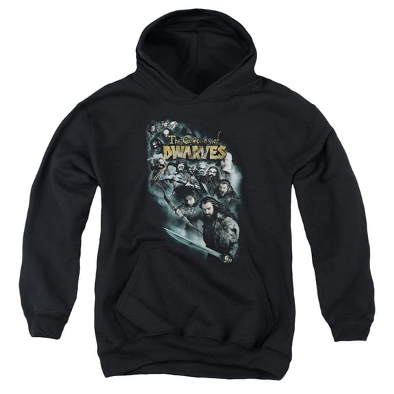The Hobbit - Company Of Dwarves - Youth Hooded Sweatshirt - X-Large