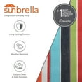 thumbnail image 4 of Vivere Double Sunbrella Hammock, Steel Stand, Portable Outdoor Lounge, Confetti, 4 of 7
