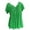 Green C, variant on Ashirexll T Shirts for Women, V Neck Tops for Women, Plus Size Tops Short Sleeve Blouses Flowy Summer Tunic Tops Black B 2XL