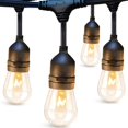 thumbnail image 1 of Cadena de luces Addlon, 11 m, resistentes a la intemperie, 15 Edison, 120 V, para exteriores, 1 of 7