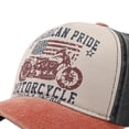 thumbnail image 3 of Lispipm Women's Classic Vintage Distressed Baseball Cap Washed Cotton Travel Camping Adjustable Fit Hats Casual Daily Caps Orange, 3 of 5