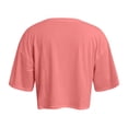 thumbnail image 5 of Womens Short Sleeve T-Shirts Summer Tops Casual Round Neck Solid Short Basic Tees Casual Shirts for Women, 5 of 7
