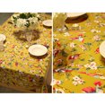 thumbnail image 2 of Tissu Imperméable Imprimé au Mètre pour Coussin Nappe Blanche + Fleur, 2 of 8