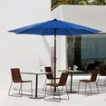 thumbnail image 5 of JOINSUN 9FT Patio Umbrella with Tilt & Crank, UV-Resistant Outdoor Market Umbrella for Garden, Poolside, Deck & Beach, Blue, 5 of 6