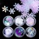 thumbnail image 4 of Art Glitter Gel Holográfico Copos De Nieve Decoración De Uñas,6 Caja Navidad Nail Lentejuelas Glitter Nail sonducket HA029848-00, 4 of 5