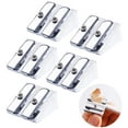 thumbnail image 1 of 12 Pack 2 Holes Pencil Sharpener, Metal Pencil Sharpener, Pencil Sharpener for Kids, Pencil Sharpener Handheld, Silver, 1 of 6
