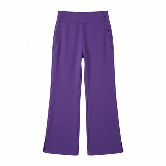 WAYUTE High Waist Soft Stretch Girls Leggings with Pockets Comfortable Trousers for Toddler Kids Playwear Casual Outings