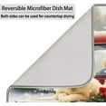 thumbnail image 5 of Christmas Dish Drying Mat for Kitchen Counter, Xmas Red Truck Dog Dish Drainer Mat Absorbent Non Slip Drying Mats Pad Coffee Bar Mat, 18x24 in, 5 of 6
