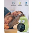 thumbnail image 2 of Pear Alarm Clock for Kids: Cute Pear Design, Snooze, Triple Alarms, 5 Ringtones- Premium Digital Wake Up Clock for Children's Bedrooms - Rechargeable-Green, 2 of 7