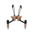 thumbnail image 1 of Support de support d'Instrument de Musique Pliant pour Guitare Acoustique Folk Classique Couleur Bois Naturel, 1 of 7