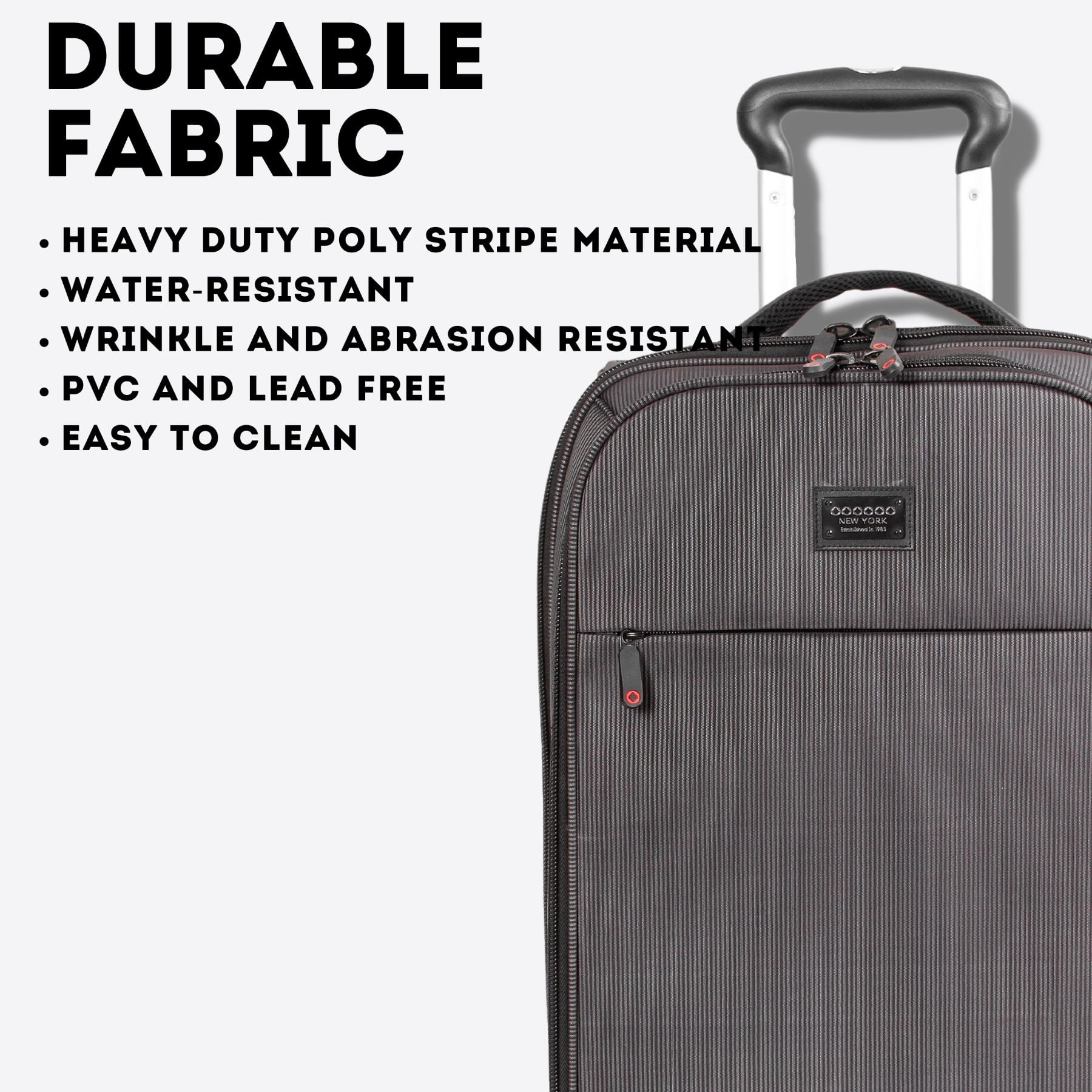 J World Ray Business Carry-on Rolling Backpack, Black