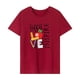 thumbnail image 1 of Camiseta de verano con cuello redondo para mujer, ropa de calle, camiseta con cuello redondo para Trip Street Rojo, 1 of 7