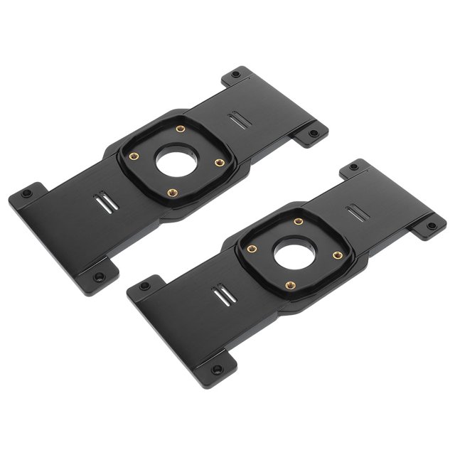 LABSERRON 2 Pcs Support de Caméra de Recul pour Voiture, Support de Rétroviseur en Plastique Noir, Support de Caméra de Tableau de Bord Robuste