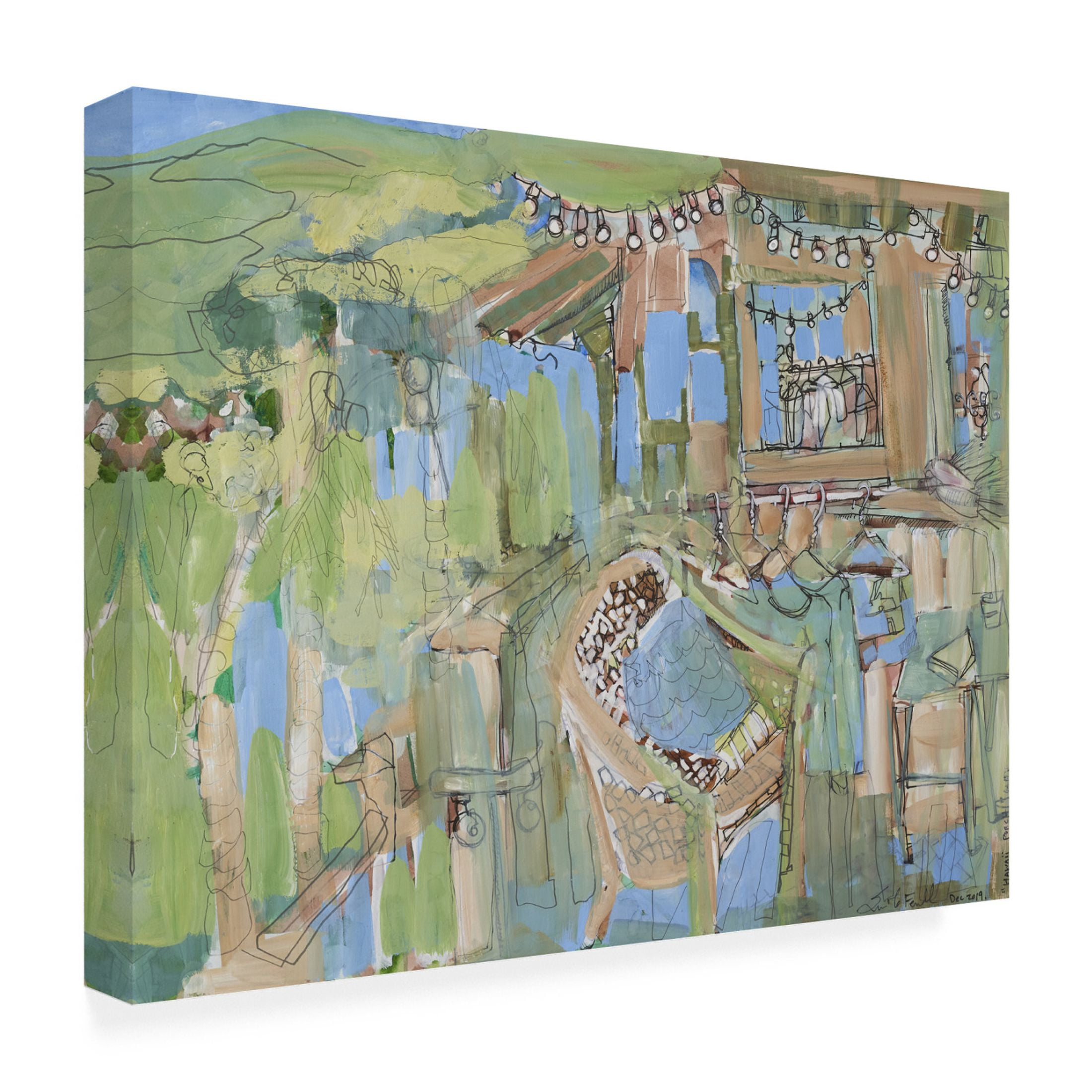 Canvas Wall Art - Erin McGee Ferrell 'Hawaii III' Wall Art for Living Room, Bedroom, or Office Décor by Trademark Fine Art - 32 x 24 Inches