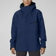 thumbnail image 6 of WTOBBY Ladies' Loose Comfortable Windproof Waterproof Fashion Outdoor Jacket, Designed for Hiking, Travel, and Breathable Comfort,Dark Blue 2XL, 6 of 6
