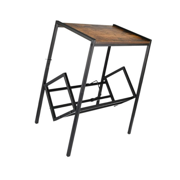 Tnarru Player Stand Cabinet Holder Side Table Furniture Minimalist End Table Storage for Sofa Living Room Office Decor
