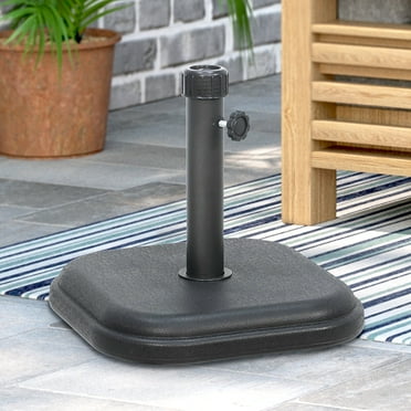 Abble 24 lb Square Umbrella Base Stand in Black