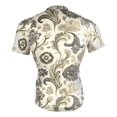 thumbnail image 4 of joogoo Artistic Paisley Floral Pattern Men's Cycling Jerseys Mountain Bike Short Sleeve Tops S, 4 of 7