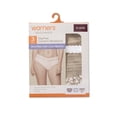 thumbnail image 4 of Warners® Blissful Benefits Women's Dig-Free Comfort Mid Waist Microfiber Hipster With Lace 3-Pack S-3XL, 4 of 5