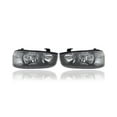 thumbnail image 1 of Headlight Assembly - Compatible/Replacement for '01-03 Hyundai Elantra - Halogen - Pair, Left Driver + Right Passenger Set - 921022D150, 921012D150, 1 of 2
