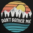 thumbnail image 3 of Teelocity Don't Bother Me Graphic T-Shirt (X-Large - Standard Fit, Black), 3 of 4