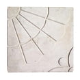 thumbnail image 5 of Stepping Stone Molds, Concrete Molds and Forms, 12X12 In, Fan-Shaped, Concrete Molds for Walkways, Garden Edging, White Plastic, 1 Pc, 5 of 8