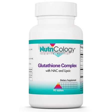 NutriColgy Glutathione Complex with NAC and Lipoic 90 Tablets, 90 Servings