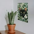 thumbnail image 7 of PHYHOO Vintage Farmhouse Style French Flower Blossoms and Cat Tin Sign 12x8in, Used to Decorate Home Walls, Bedrooms, Living Rooms, 7 of 7
