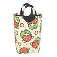 thumbnail image 2 of Kll Frog Hold Strawberry Laundry Hamper,Large Canvas Fabric Lightweight Storage Basket Toy Organizer Dirty Clothes Collapsible Waterproof For College Dorms,Children Bedroom,Bathroom, 2 of 6