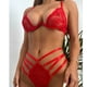 thumbnail image 3 of Body con tiras lencería de encaje Cierre trasero con gancho de poliéster para el día de San Valentín ANGGREK Otros, 3 of 8