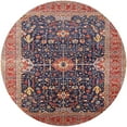 thumbnail image 1 of Ahgly Company Machine Washable Indoor Round Industrial Modern Camel Brown Area Rugs, 4' Round, 1 of 7