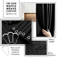 thumbnail image 5 of CERBIOR 32 Pcs Bamboo Bathroom Accessories Sets with Shower Curtain& Shower Caddy, Irregular Stripe Design Complete Set Bathroom Decor Vanity Countertop Accessory Set, Black, 5 of 8