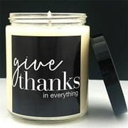 Abba Products 038010 8 oz WTLB-Give Thanks-Pistachio Vanilla Candle