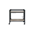 thumbnail image 5 of ACME Jorgensen Rectangular Wooden Serving Cart with 2 Shelves in Black, 5 of 27