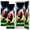 Color 3, variant on Sport 2 Pcs School Locker Magnetic Wallpaper for Boys 12" x 36" Fiery Football Mid Air Stadium Field Reusable Removable Locker Accessories Back to School Supplies