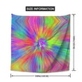 thumbnail image 2 of Bedroom Tapestry Tye Dye Patterns Home Wall Hanging Room Deco Tapestries 59x59 Inches, 2 of 7