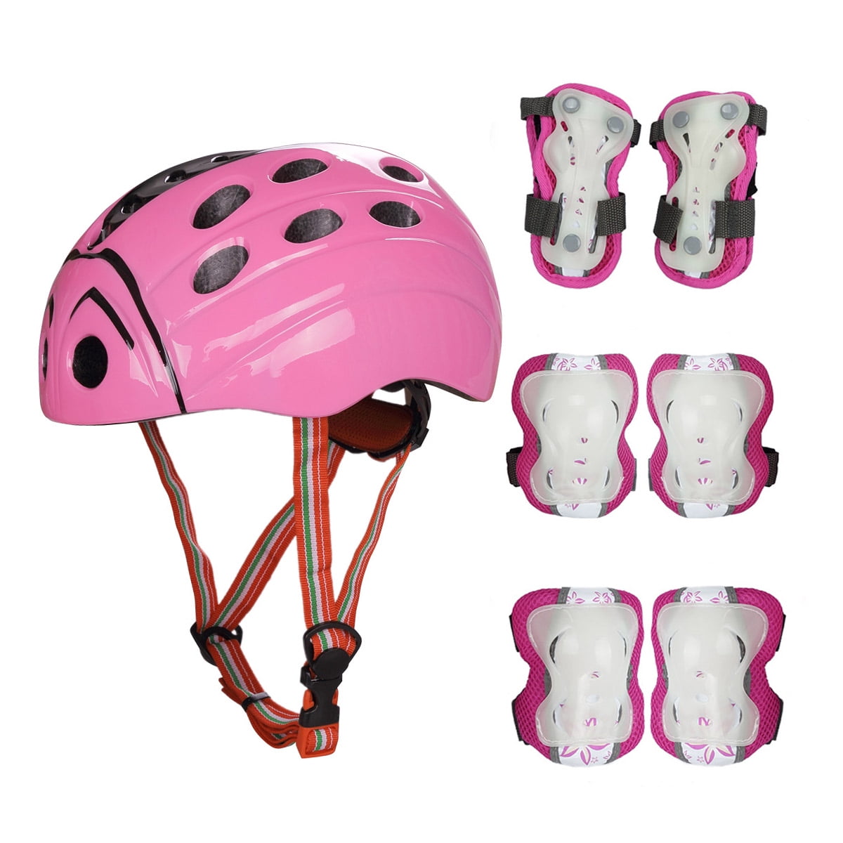 Sporting Goods Frozen Kids Activities Helmet Knee And Elbow Pads Protection Set Small X Small Sporting Goods Skateboarding Protective Gear