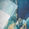 thumbnail image 6 of Valance for Windows,Abstracts Turquoise Marble Stripe Valances Curtain Rod Pocket Valance for Kitchen Bedroom Living Room Bathroom,Farm Stone Texture Short Curtains Window Treatment 54x18in, 6 of 9