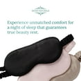thumbnail image 5 of Satavi Naturals Mulberry Silk Eye Mask with Ear Plugs & Bag - Light Blocking Sleep Mask, Black, 5 of 7