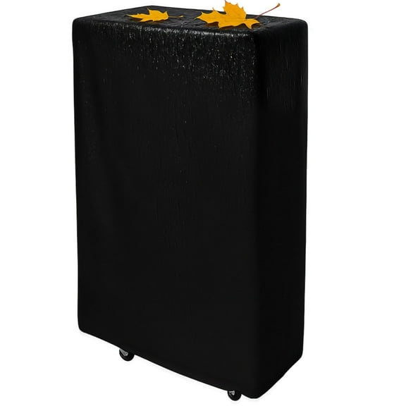 Rollaway Bed Storage Cover, 210D Oxford Dustproof Folding Cot Protector, Heavy Duty Rollaway Cot Protection, Black Cover for Beds 42" x 33.5" x 13"