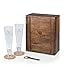 thumbnail image 3 of NFL Tennessee Titans Acacia Wood Pilsner Beer Glass Gift Set for Two, 3 of 4