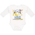 thumbnail image 3 of Inktastic I Love my Peepaw to the Moon and Back Cute Sheep Boys or Girls Long Sleeve Baby Bodysuit, 3 of 5