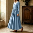 thumbnail image 6 of Colonial Dress for Women Modest Prairie Colonial A Line Dress Civil War Dresses Pioneer Costume Dress, 6 of 10