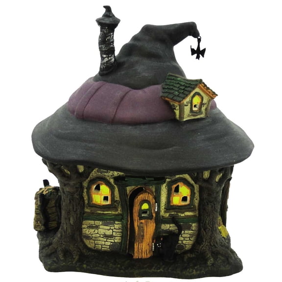 Department 56 House HILDA'S WITCH HAUNT Ceramic Halloween 4025341
