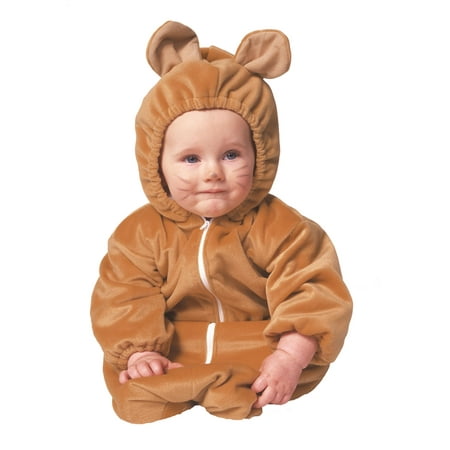 Bear Bunting Zipper Velboa Infant Costume