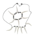 thumbnail image 1 of Collar, talla única, 2 piezas (pulsera marfil (fantasma) + collar marfil (fantasma), 1 of 4