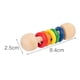 thumbnail image 3 of Sonajero de madera para bebé juguete de dentición de grado alimenticio, 3 of 5