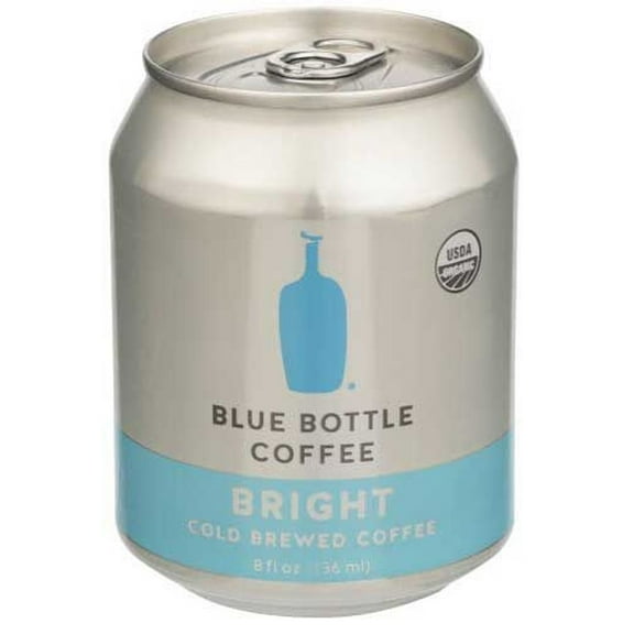 Blue Bottle Organic Bright Cold Brew Coffee, 8 Fluid Ounce -- 12 per Case.