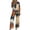 Yellow, variant on 2 Piece Sets For Women 3/4 Sleeve Halloween Fashion Clothing & Wide Leg Pants Womens Halloween Print Casual Fall Airport Travel Outfits